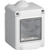 Scatola Parete IP55 Vimar 0R14902 Esterna Stagna 2 Posti Moduli Plana Arke Eikon