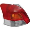 Diederichs Faro fanale posteriore Sinistro sx l YARIS 2009- > 2011 rosso arancio LED