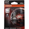 OSRAM Halogen Headlamp Bulb NIGHT BREAKER SILVER 64210NBS-01B H7 12V 55W