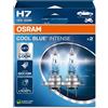 Osram Coppia Lampade Lampadine Alogene Ricambio COOL BLUE INTENSE H7 (PX26d) 12V 55W