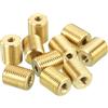 uxcell M10 a M4 Filettatura Adattatore Manicotto Riduzione Dado,10pz 12mm Tubo Raccordo