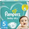 Does not apply Pampers Baby-Dry Taglia 5 (11-16kg) 900g | Pannolini Protezione 12 Ore Asciutto