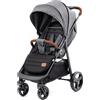 Kinderkraft GRANDE plus Passeggino Leggero Dalla Nascita Fino 22 Kg, Pieghevole