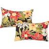 Greendale Home Fashions Aloha - Cuscino rettangolare per esterni, 2 pezzi