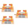 3 Pack Di Barriera Ringhiera Divertente Giocattoli Treno Accessori