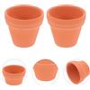 30 pezzi 3,5x3,5 cm piccoli mini vasi in terracotta argilla ceramica vasi per