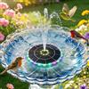 Fontana Solare LED con Pompa e Batteria 1800mAh - Set Giardino Esterno