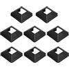 uxcell 8 Pcs Copri Base per Recinzione, 1.6 x 1.6 Pollici Split Quadrato