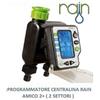 Rain PROGRAMMATORE CENTRALINA DIGITALE A BATTERIA RAIN ORBIT AMICO 2 PIU' IRRIGAZIONE