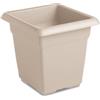 Stefanplast VASO FIORIERA QUADRO QUADRATO CON SOTTOVASO cm 45x45x40h vari colori
