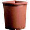 ELBI Vaso Resina Angolare Liscio cm. 33