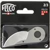 Lama Ricambio Klinge 2/3 Forbici Felco 2 4 11 400 Argento Grigio Acciaio Origina