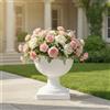 Fioriera a Calice Antico Vaso a Colonna Leggero per Giardino