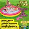 PISCINA BABY POOL l'originale per bambini gonfiabile grande 2 3 4 5 6 3 anelli