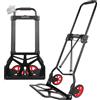 Does not apply Carrello Pieghevole 50kg Portapacchi Ruote Gomma Manico Telescopico Trasloco