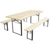 FACCIO IO S.R.L. FACCIO IO S R L Set Birreria Richiudibile in Legno 200x80cm Tavolo e 2 Panche