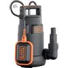 BLACK+DECKER Pompa Sommersa Acque Chiare Black Decker BXUP250PCE Elettropompa Immersione Pozz