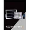 Universo 100 W FARO LED PANNELLO SOLARE RICARICABILE ILLUMINATORE LUCE BIANCA TELECOMANDO