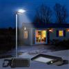 illuminasol Lampione Stradale Solare led 120w Per Giardino Viali Da esterno con pannello
