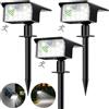 Does not apply 3 Pezzi Faretti Solari a LED Da Esterno Con Sensore Di Movimento 62LED 3 Modes L