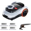 NAVIMOW Segway i208 LiDAR Robot Tagliaerba Senza Filo Perimetrale per 800m² con Garage M