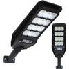 FARO 1x LAMPIONE STRADALE LED 200W PANNELLO SOLARE Fotovoltaico FARO Esterno Giardino