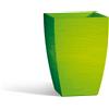 Tekcnoplast Vaso in resina quadrato ADONE altezza cm. 38