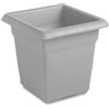 Stefanplast VASO FIORIERA QUADRO QUADRATO CON SOTTOVASO cm 45x45x40h vari colori