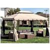 A.C. TOP TELI LATERALI DI RICAMBIO GAZEBO 3X4 MT ADVENTURE COLORE ECRU' POLIESTERE