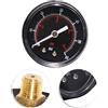 Manometro 0-60 PSI con attacco posteriore filettato 1/4 NPT per filtri piscina
