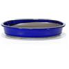 Pollice Verde Vaso bonsai ovale smaltato blu 28 cm