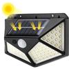 Universo FARO LED CON PANNELLO SOLARE SENSORE RILEVA MOVIMENTO FARETTO RICARICABILE IP65