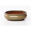 Pollice Verde Vaso bonsai smaltato ovale cm. 14