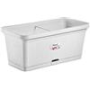 stefanplast FIORIERA VASO RETTANGOLARE NATURAL CM 80X40X34 H PLASTICA