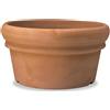 ELBI Conca Doppio Bordo in resina mezzo vaso 65 cm.