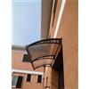 PENSILINA TETTOIA MODULABILE IN POLICARBONATO FUME 100x80 120x100 100x150