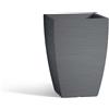 Tekcnoplast Vaso in resina quadrato ADONE altezza cm. 38