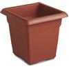 Stefanplast VASO FIORIERA QUADRO QUADRATO CON SOTTOVASO cm 45x45x40h vari colori