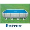 Intex TELO COPERTURA TERMICO PER PISCINA 732X366 INTEX RETTANGOLARE RISCALDA ACQUA