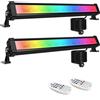 Does not apply Faretto LED RGB Esterno, 25W Barre Di Luce LED RGB Con Telecomando, IP66, 10 Col