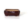 Pollice Verde Vaso bonsai mini rettangolare smaltato cm. 12
