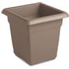 Stefanplast VASO FIORIERA QUADRO QUADRATO CON SOTTOVASO cm 45x45x40h vari colori