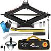 AMVIA Kit cric per auto Cric a forbice per auto da 2 tonnellate (4.400 libbre)