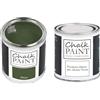 CHALK PAINT OLIVA KIT 250+250 ML VERNICE GESSO OPACA EXTRA RESISTENTE PROTETTIVO