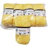 Does not apply Filato Di Cotone Fiocco Giallo 250Gr Tresfere Uncinetto Maglia