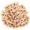 Muzhupguz 500 Pz Cubi Legno da Decorare, 10*10*10mm Blocchi di Legno,Cubetti di Legno | Cu
