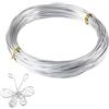 Yoosso Filo Di Alluminio 2 Mm x 15 M Per Bigiotteria E Artigianato, Argento | Al