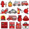 Namis 16 PCS Toppe Termoadesive Bambini Cars Toppa Termoadesiva per Tessuti Cucire Top