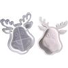 No Stampo In Silicone A Forma di Cervo Natalizio, di Neve, Vassoio per 6950