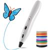 Set Di Penne 3D RPC200B, Include 12 Colori Di Filamento PLA. Questa Penna per St
